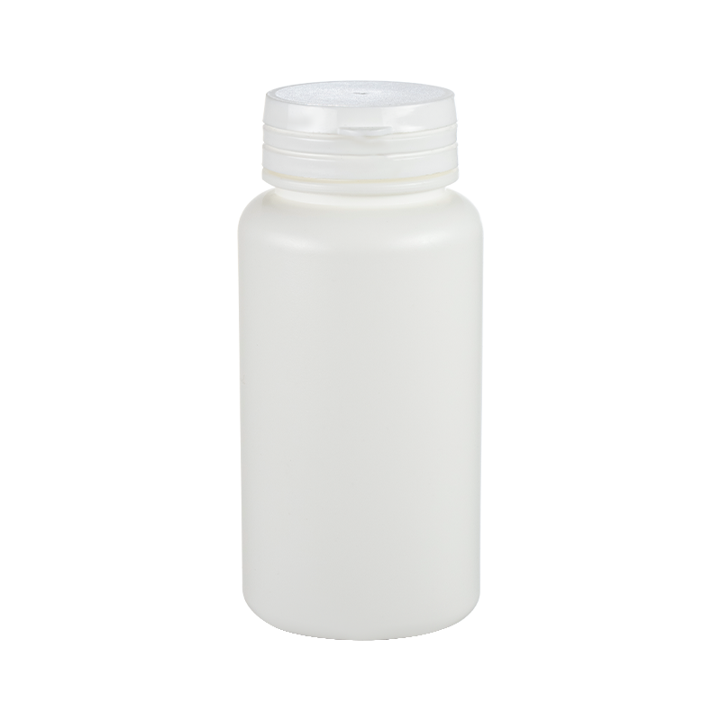 HDPE 150ml opaque na mataas na bilog na bote