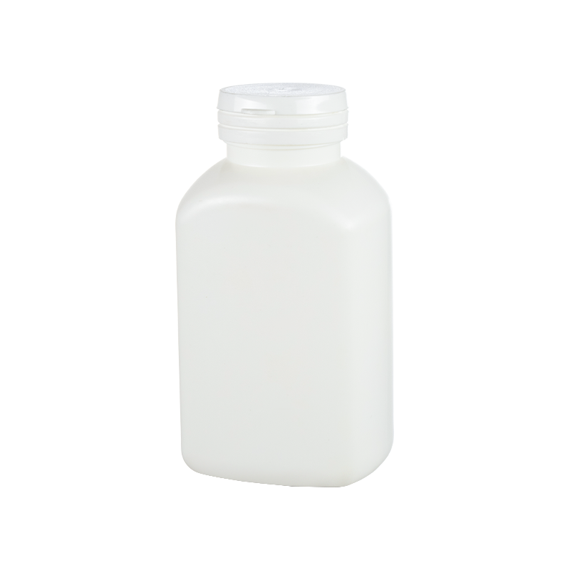 275ml HDPE Square Bottle na May Sloping Shoulders