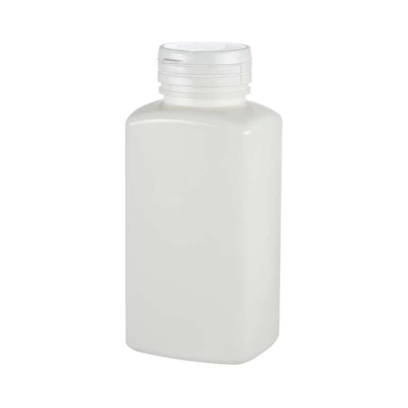 HDPE Square Bottle na may Pull-Tear Cover